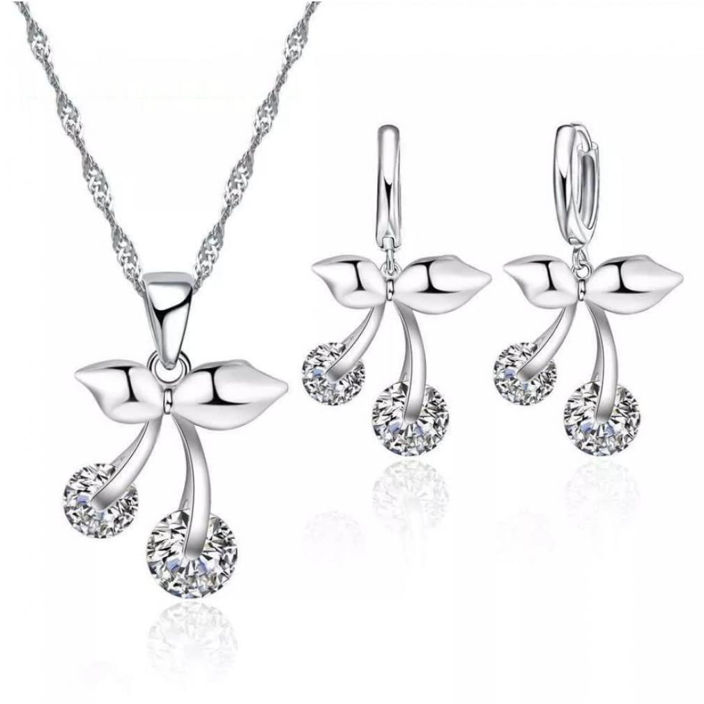 Ensemble de bijoux de boucles de collier pendentif chic pour femme - 5
