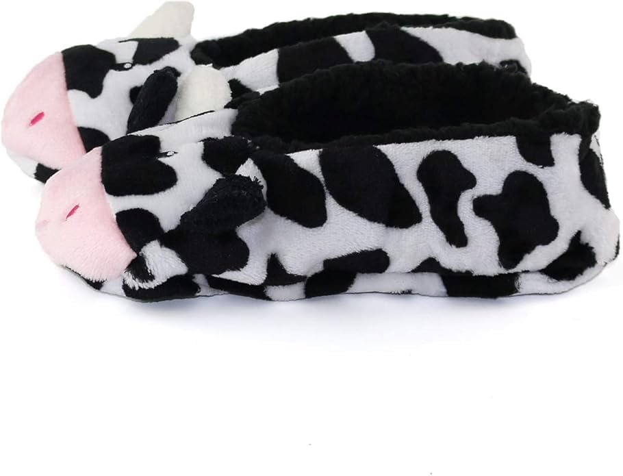 GLENMEARL 2 Pairs Slipper Socks for Women with Grippers Non Slip Winter Warm House Bedroom Slippers Cozy Indoor Home Slippers4