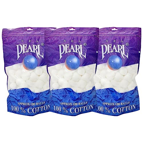 SEA PEARL COTTON BALLS 100X3
