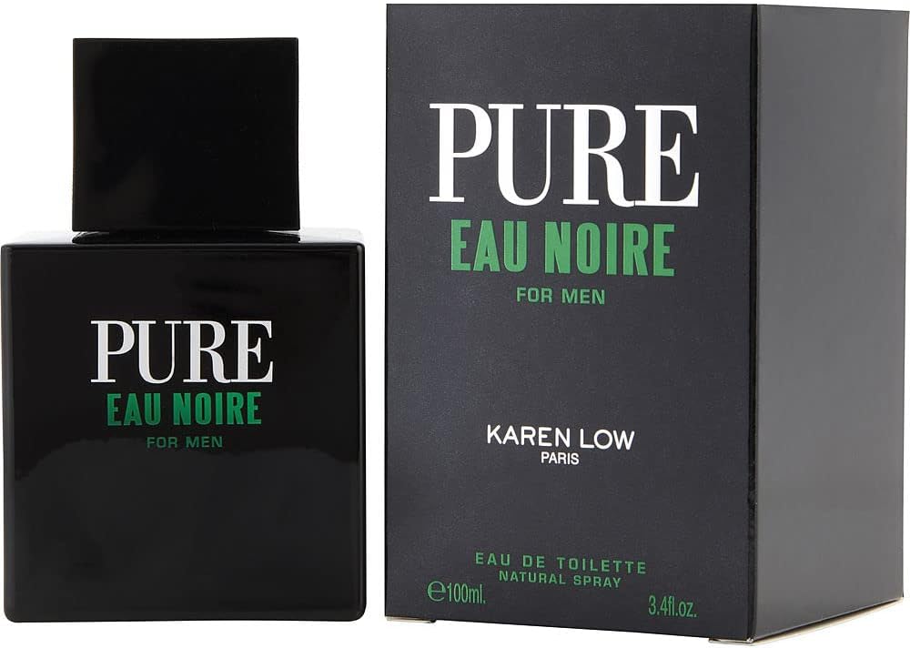 Pure Eau Noire Men Eau De Toilette Spray 3.4 Fl Oz, Black