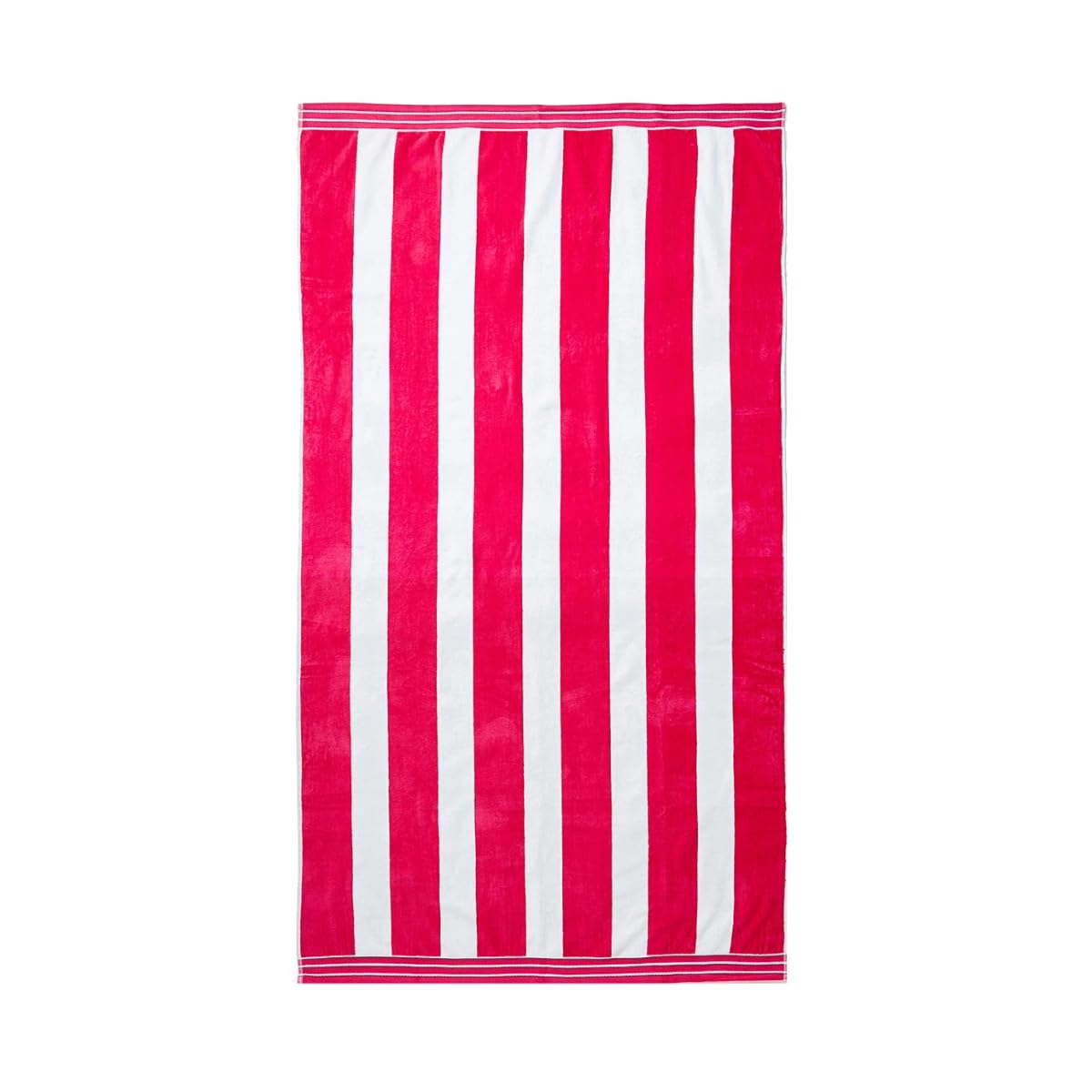 Allure Bath Fashions Jumbo Cabana Stripe Beach TowelPink from B&Q