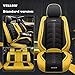 YIOQO Pokrowce na foteliki samochodowe dla Vw Volkswagen Tiguan Allspace Magotan Scirocco Phaeton Passat Akcesoria samochodowe