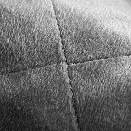 Bare Home Duvet Cover For Weighted Blanket (60"X80") Blanket Cover, Ultra-Soft Minky Removable And Washable, Diamond Pattern (Grey) #TOP5