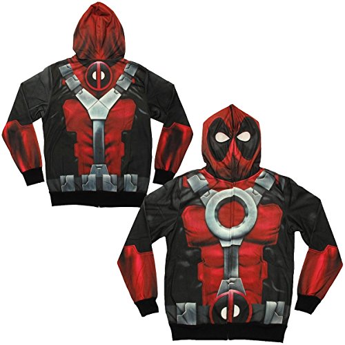Marvel Men's Painted Pool Sublimated Costume Hoodie
