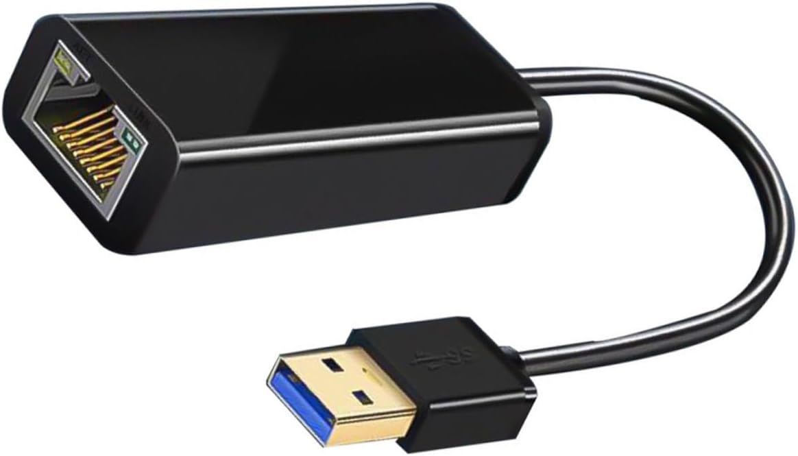 Holibanna 1000m USB Ethernet Adapter Mbps USB LAN Network Adapter for Laptop and Desktop Ethernet Converter for Gaming Streaming and Work