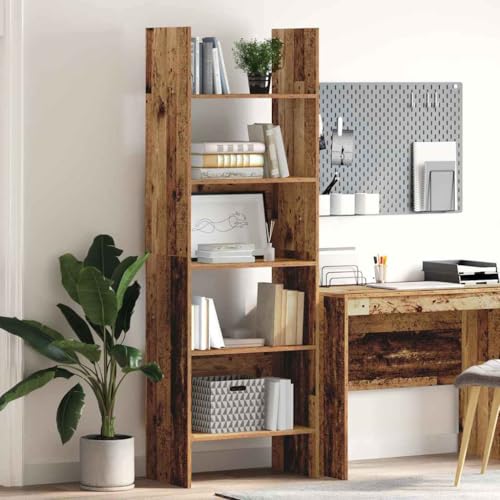 Vidaxl Armadio Per Libri In Legno Ingegnerizzato, 60 X 35 X 180 Cm. Ha Tanto Spazio Per Riporre I Libri. Il Design è Moderno Ed è Pensato Per Uso Interno. Include Un Attacco A Muro Per La Sicurezza. - 2