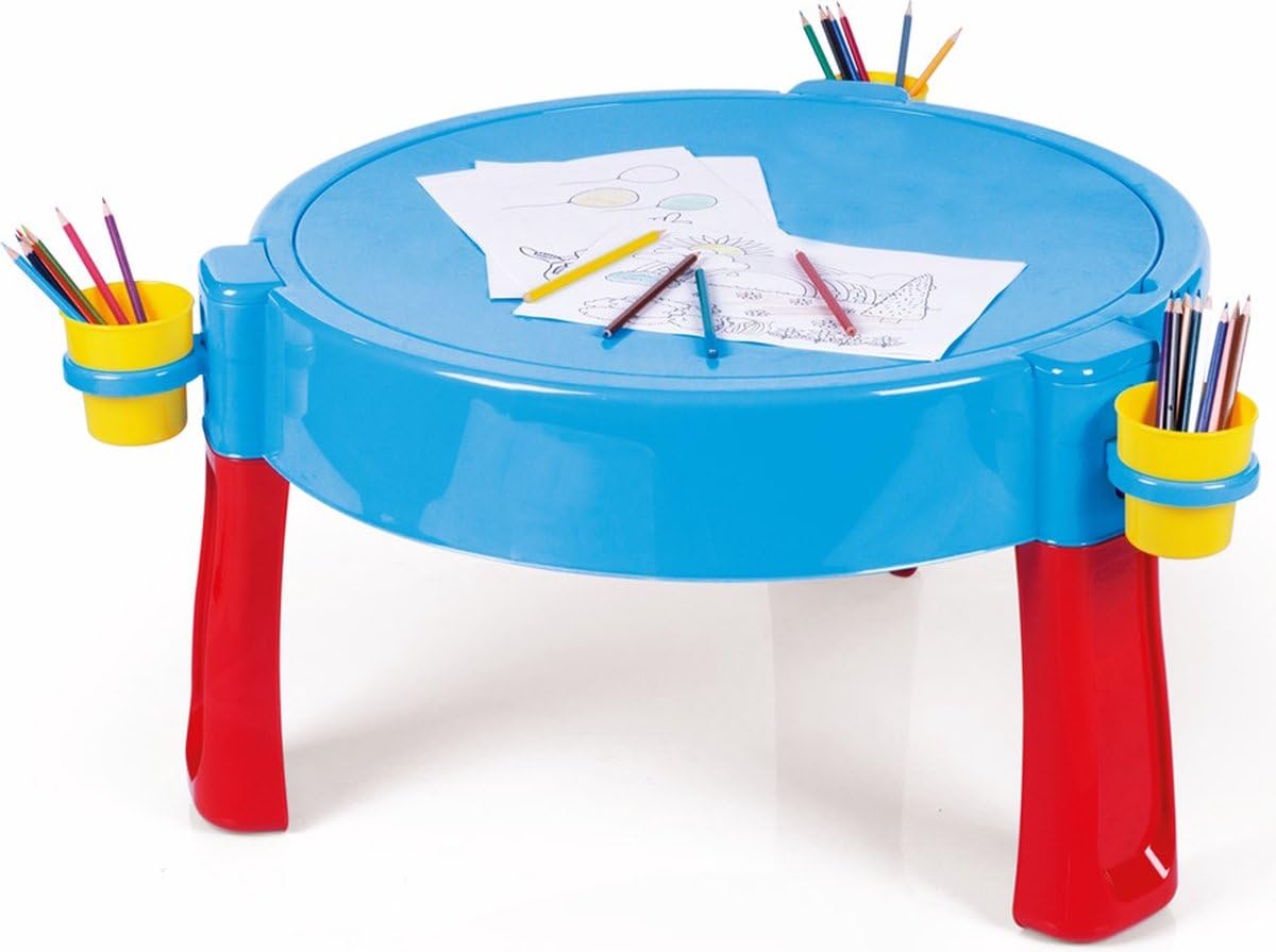 Dolu Wasser- & Sand-Aktivitätstisch – Sensorischer Spieltisch mit Wasserbahn, Sand- und Wasserbereichen, Zubehör inklusive, Für Innen- und Außenbereich, Ab 24 Monaten
