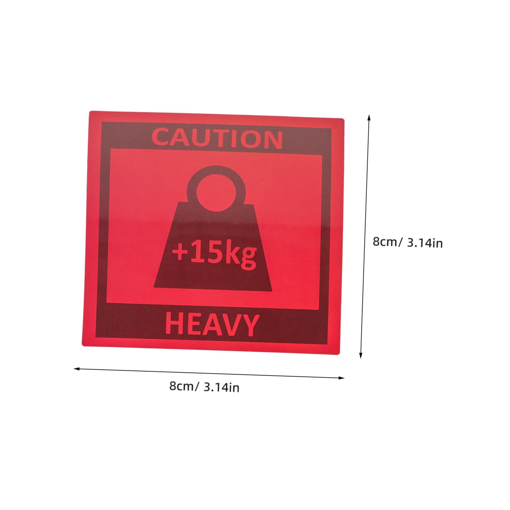 Étiquettes Autocollantes Lourdes Rouges Adhérence Élevée, Fixation Sécurisée, 500 Étiquettes par Rouleau pour Emballage Transport pour Gestion D'étagère
