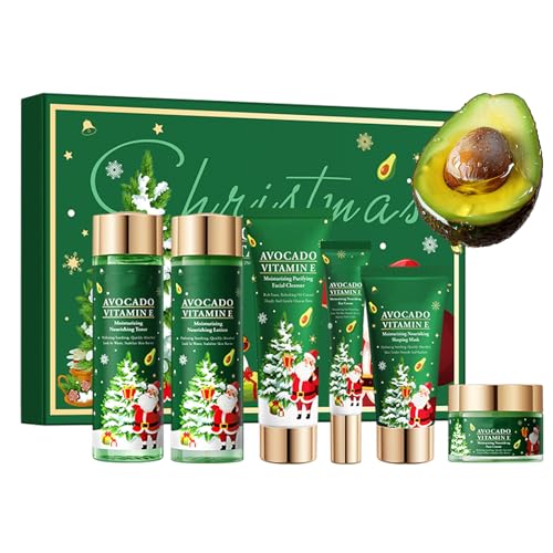 Weihnachten Hautpflegesets,Feuchtigkeit Skincare Set,Anti-aging...