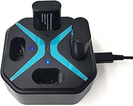 Tuboopy Xbox One Controller Battery Charger with Rechargeable Battery Pack and Charging Station for Xbox One/Xbox Series X/S Controllers