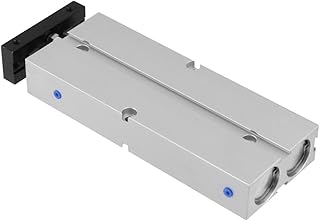 Oumefar Bore 20mm Double-Rod Shaft Cylinder Double-Acting Air Cylinder Stroke 100mm Air Pneumatic Cylinder