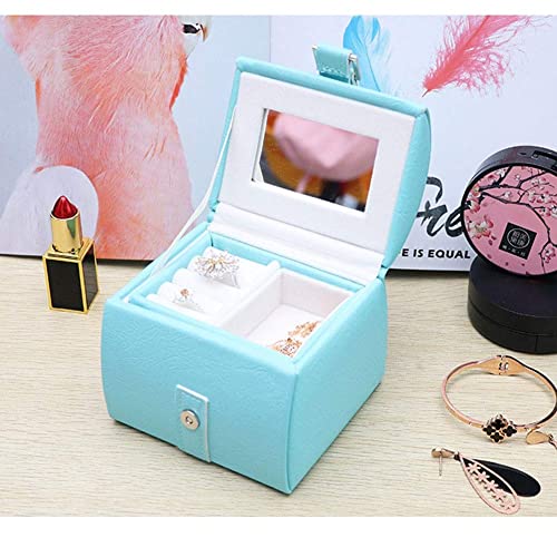 Boîte de rangement à bijoux compacte et vitrine portable - 4