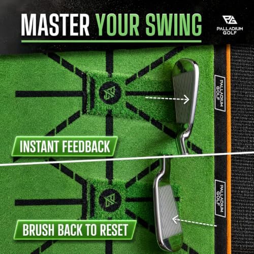 Palladium Golf Hitting Mat with Swing Path Feedback - Indoor & Outdoor Detail