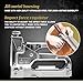 Heavy Duty Staple Gun by MendKit - Compact Steel Tracker With Remover - 3 In 1 Type Staples Best Use for Re Upholstrey, Craft, Construction or DIY Project - Penetrates Cardboard, Wood, Canvas, Paper
