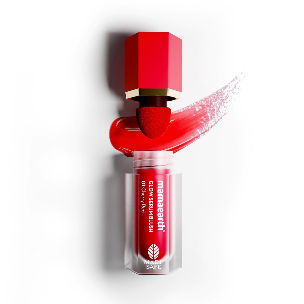 Mamaearth Glow Serum Blush with Vitamin C & Cherry Extract - 5 ml - Cherry Red | Weightless Serum Formula | Long-lasting | Blendable, Water-like Texture-image-29