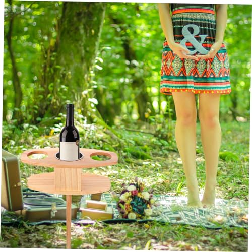 Table pliante de vin portative pour pique-nique chic à la plage - 7