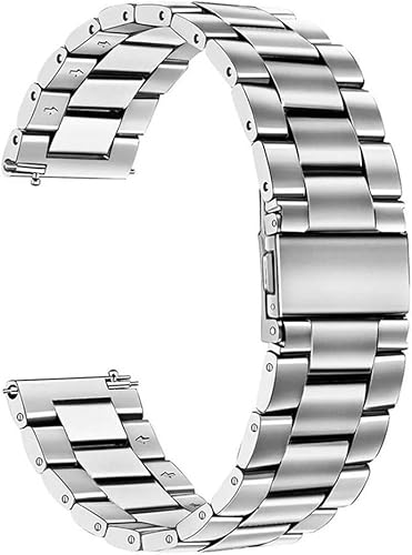 Metal Strap Fit for Samsung Galaxy Watch 3 4 5 Pro Gear Fit for Huawei GT 3 2 Amazfit GTR Stainless Steel Bracelet Wristband 20mm 22mm Band