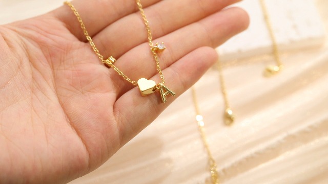 Cavigliera Personalizzata Con Iniziale In Oro 14k – Acciaio Inox, Lunghezza Regolabile 21,6 Cm, Regalo Per Ragazze - 4