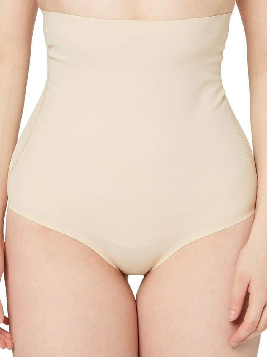 Pour Moi? Women's Definitions High Waist Shaping Brief Minimiser Control Knickers, Off-White (Natural), 18