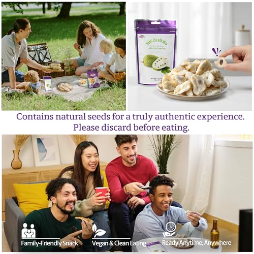 Vinamit Soft Dried Soursop | Soursop Fruit 3.5 oz bag | Natural Tropical Fruit Snack | Vegan, Gluten-Free, Non-GMO | High in Fiber, Ideal for Travel & Clean Eating - Image 7