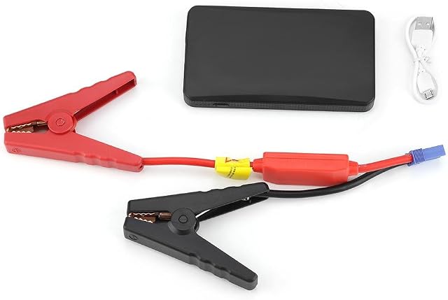 For Jump Starter Portable-12V Car Jump Starter Power Bank, Portable Car Jump Starter Engine Battery Charger Power Bank Replacement for Gasoline Engine 3.0L 8000mAH(Black)
