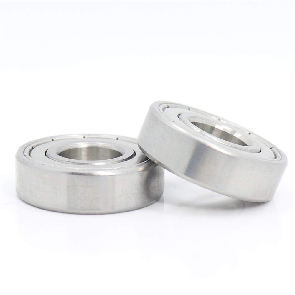 Tangjc-b S6008ZZ Roulement à Gorge Profonde (x2) ABEC-1 S6008 Z ZZ S 6008 440C Acier Inoxydable S6008Z roulements à Billes 40 * 68 * 15 mm