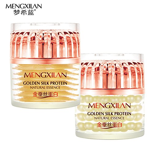 MENXILAN Silk Protein Essence Day Creams + Night Face Creams Whiten