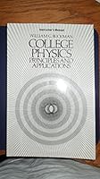 College physics, principles and applications 0442257481 Book Cover
