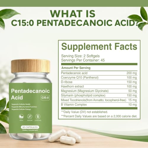 Dihivre Pentadecanoic Acid C15 Supplement