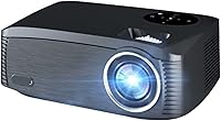 Vista 1 de C6A LED Projector Android WiFi 5G Full HD 1920 * 1080P 300inch Video Proyector for Home Theater Cinema Smart Phone Beamer (Color C6A Black)
