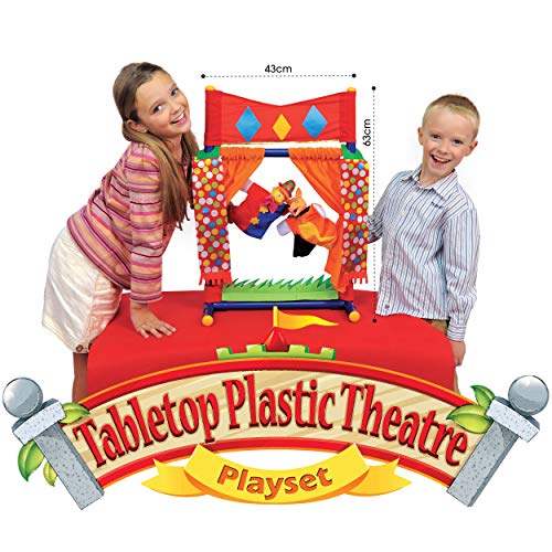 IQ Toys Table Top Puppet Theater Fold-able & Easy to Store