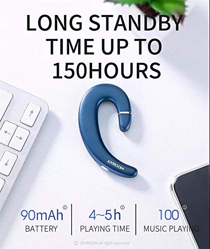 JR-P5 Ear Hook Wireless Earphone 90Mah Two Channel Stereo P Series - Blue