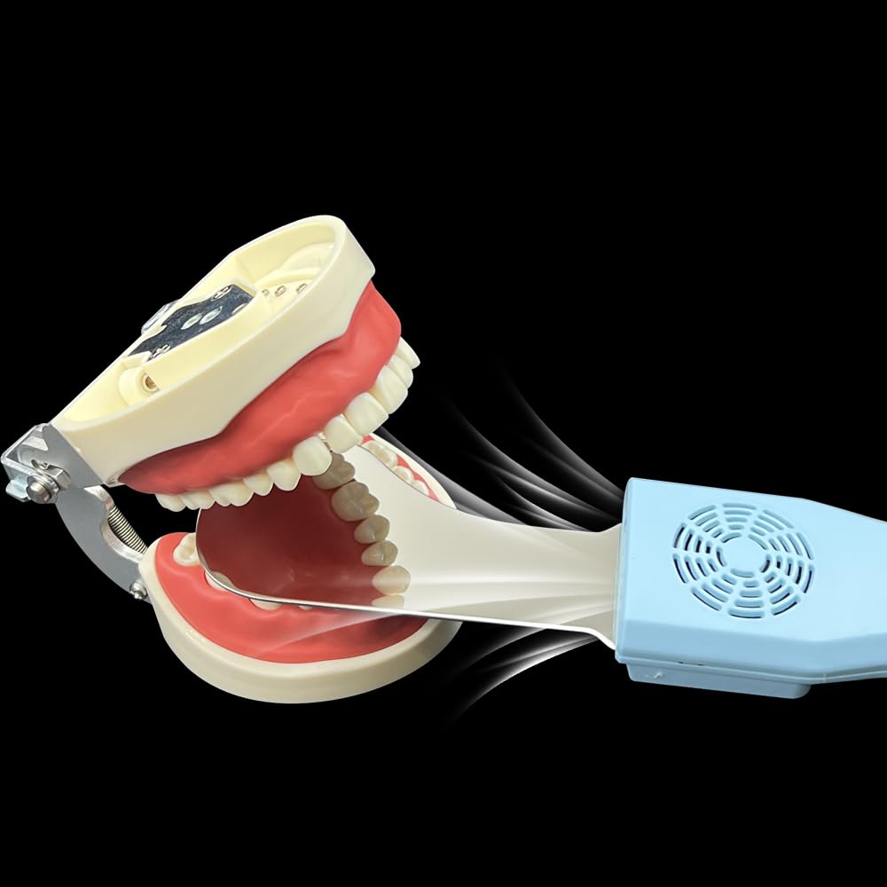 Miroir photographique dentaire anti-buée YOUYA DENTAL - Réflecteur double face - Kit d'inspection buccale avec 5 lumières YOUYA DENTAL et 4 réflecteurs en verre plaqué