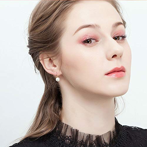 Boucles d'oreilles perles d'eau douce 8-9mm en argent 925 de prestige - 4