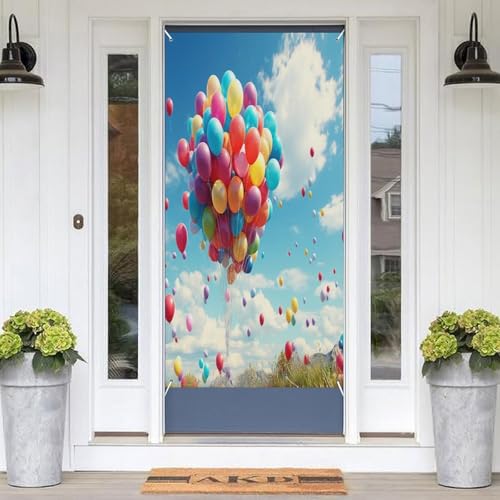 Bannière de porte bienvenue avec impression haute définition et grand format résistant