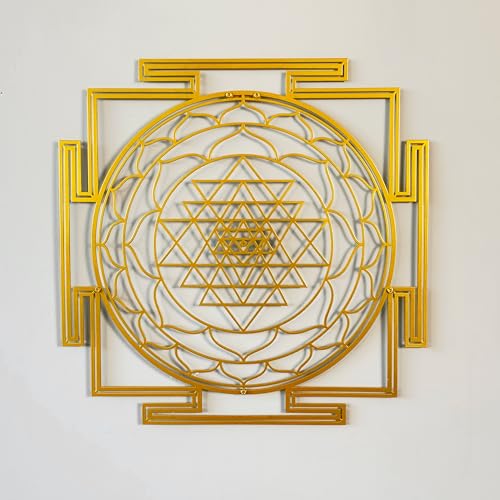 Colorfull Worlds Sri Yantra Heilige Geometrie Metall...