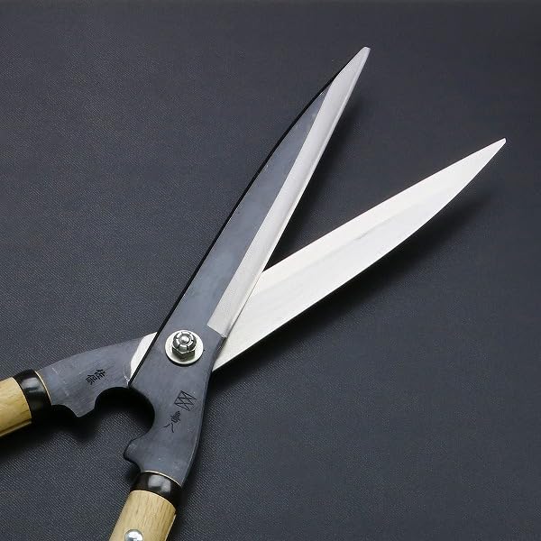 刈込鋏 はさみ ハサミ 手すき裏 「佐保」 青紙鋼 刈込鋏 240mm 短柄