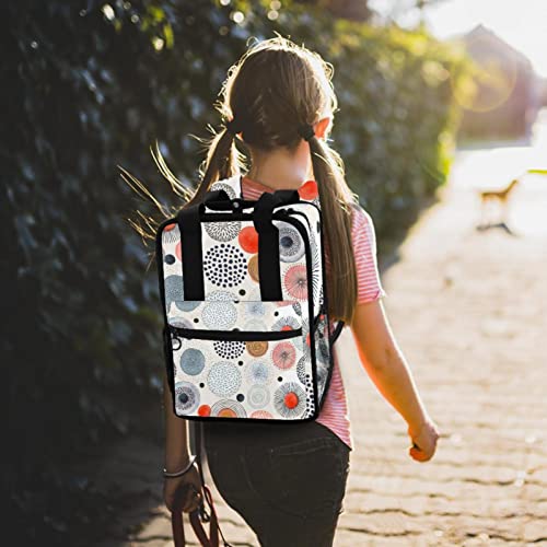 Sac à dos pour garçons motif géométrique grand compartiment enfant