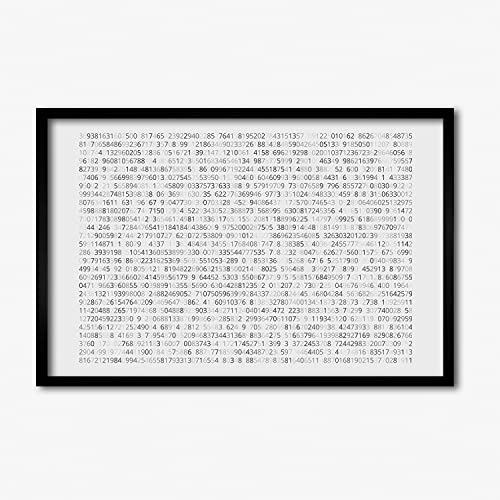 Tableau décoratif 60x40 cm Tulup de style binaire pour personnaliser les murs d'un bureau moderne