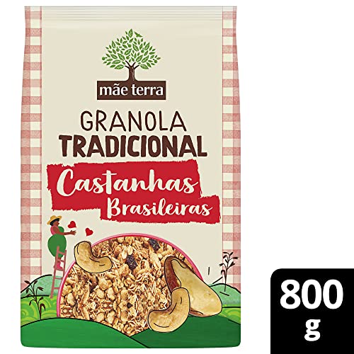 Granola Mãe Terra Tradicional Castanhas Brasileiras 800g