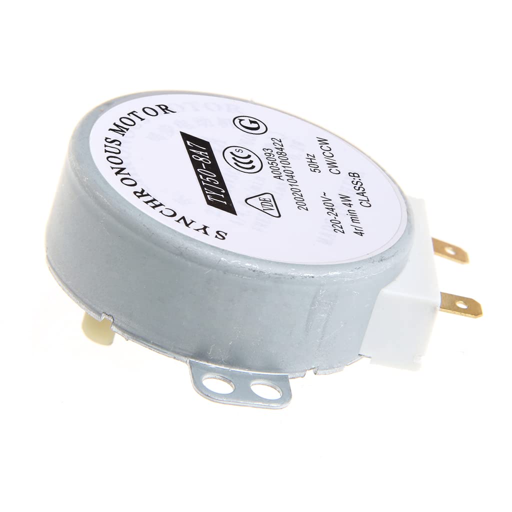 QERPON 220-240V 4W 4RPM 48mm Synchronous Motor for Air Blower 50/60Hz TYJ50-8A7 Tray