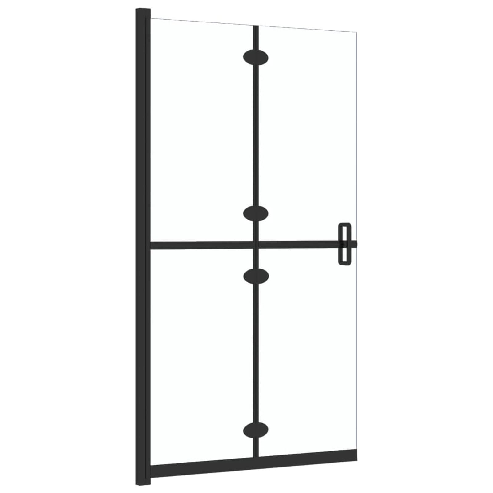 ZEYUAN Parete per Doccia Walk-in Pieghevole in Vetro ESG 90x190 cm,Parete per Doccia Walk-in,Porta Doccia,Parete Vasca da Bagno,Parete Doccia-151182