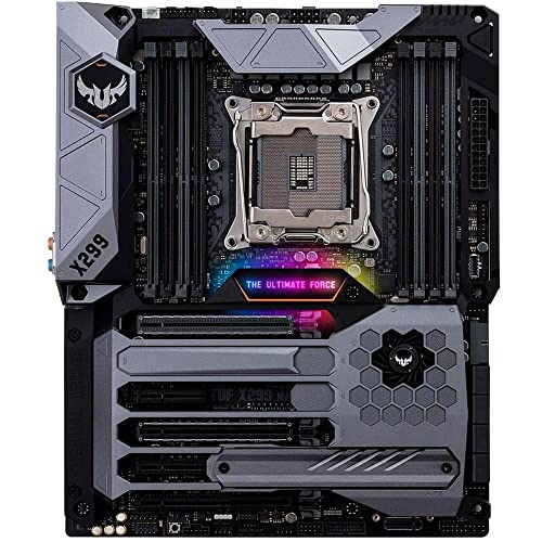 Image of ASUS TUF X299 MARK I LGA2066 DDR4 M.2 USB 3.1 DUAL LAN X299 ATX Motherboard for Intel Core X-Series Processors