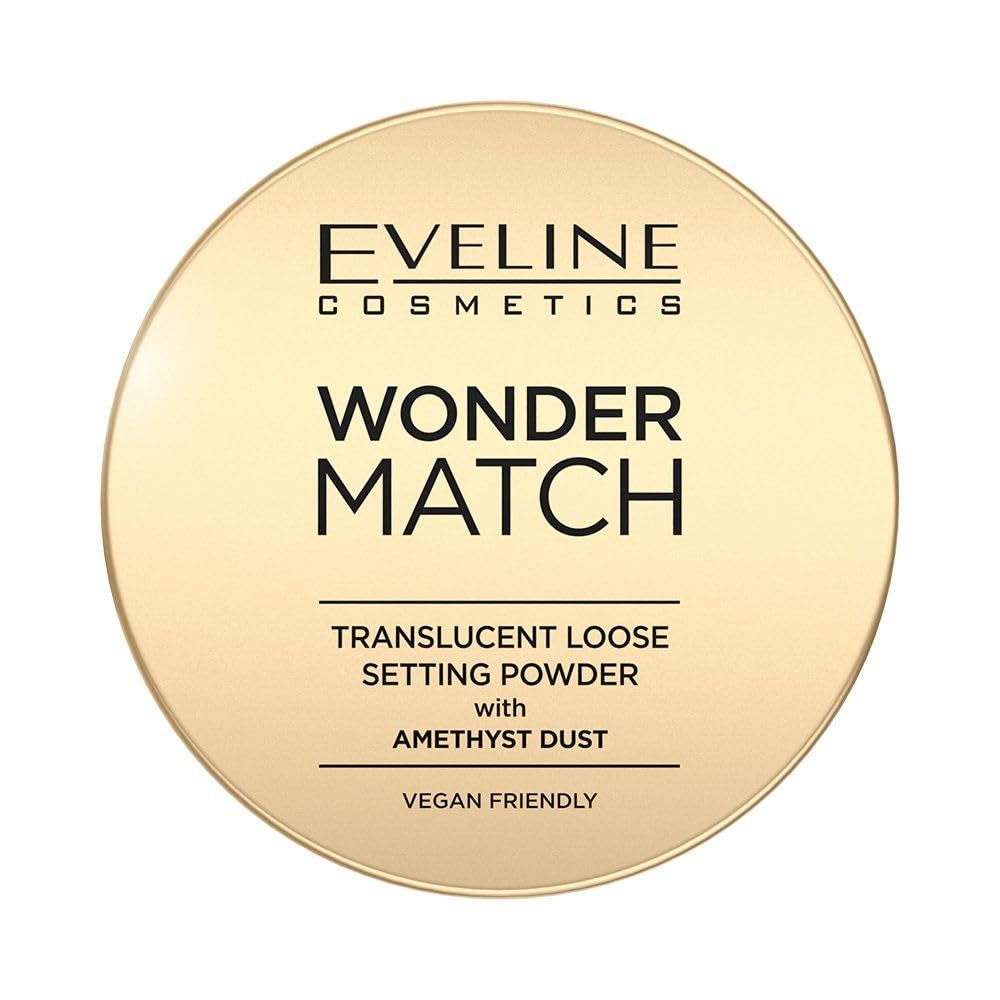 Eveline Cosmetics Puder utrwalający z ametystowym pyłkiem