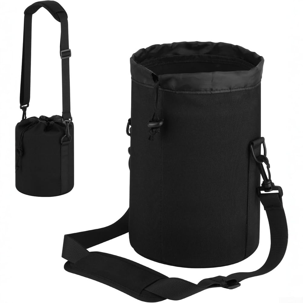 Bolsa de para Almacenamiento para Hoguera de para Mesa Nylon con Correa Ajustable Funda Protectora para Camping Viaje 28x18cm