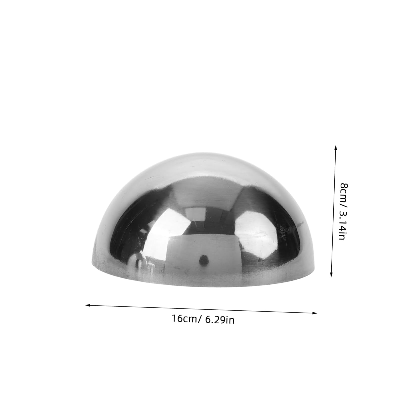 IWOWHERO 12Pcs Garden Gazing Balls Reflective Hemisphere Spheres for Outdoor Decoration for Garden Patio and Home Decor