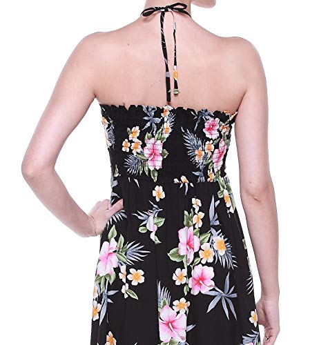 Image of Women's Hawaiian Luau Halter Dress in Signature Prints