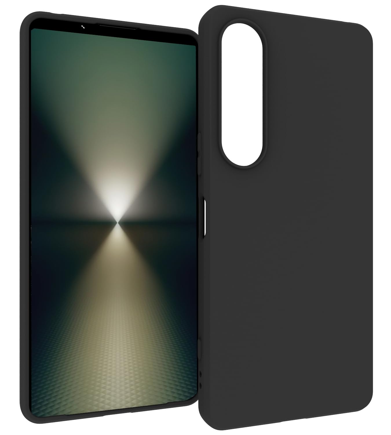 Amazon.co.jp: Xperia 1VI ケース マット ブラック エクスペリア1VI 