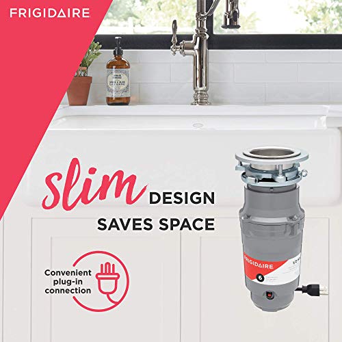 Image of Frigidaire 1 /2 HP Corded Garbage Disposal for Kitchen Sinks | FF05DISPC1