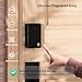 X3 Apple Home Key Door Lock Deadbolt, iOS ONLY, Smart Keyless Entry Door Lock with Fingerprint, Works with HomeKit Over Thread (Border Router), Voice/App/Remote Control, IP65 Weatherproof, Black